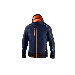Sparco Tech Soft Shell DONKERBLAUW/ORANJE