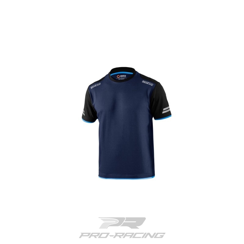 Sparco Tech T-Shirt DONKERBLAUW/BLAUW Sparco Tech T-Shirt DONKERBLAUW/BLAUW