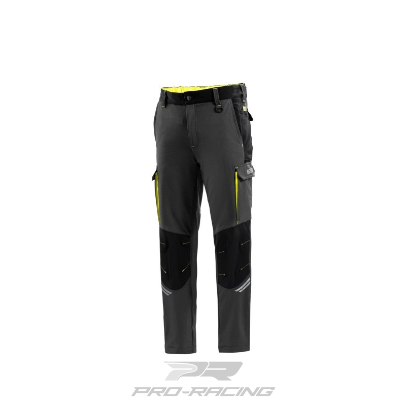 Sparco Tech Trousers GRIJS/GEEL