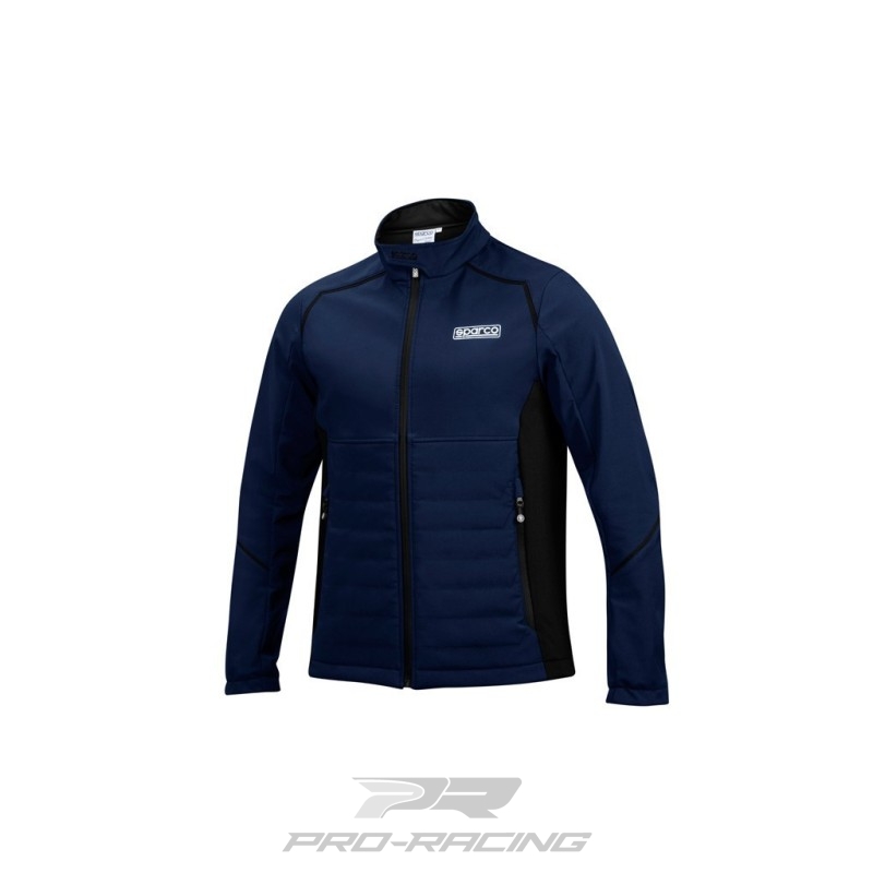 Sparco Soft Shell DONKERBLAUW/ZWART