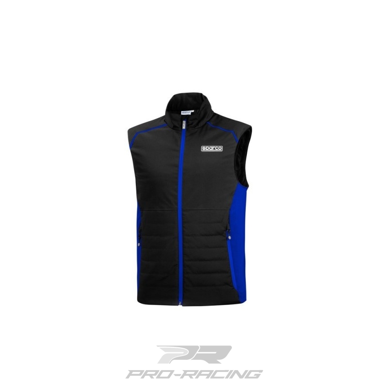 Sparco Bodywarmer ZWART/BLAUW