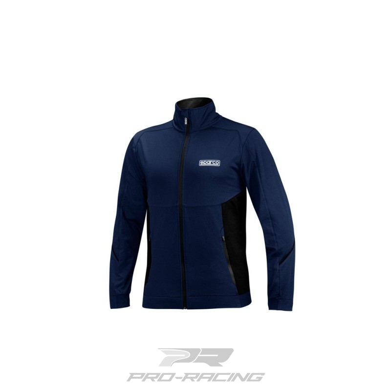 Sparco Full Zip Sweatshirt DONKERBLAUW/ZWART