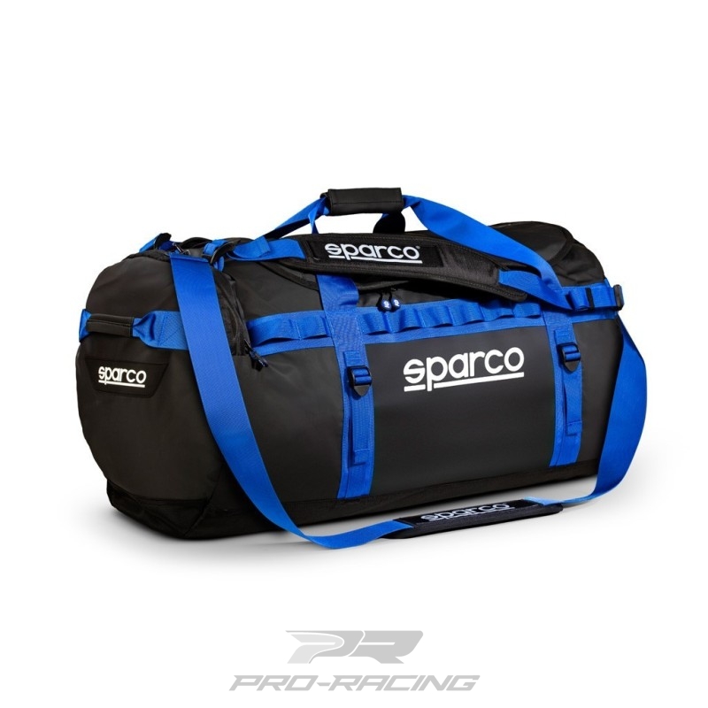 Sparco Dakar Large Duffle Bag ZWART/BLAUW