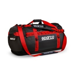 Sparco Dakar Large Duffle Bag ZWART/ROOD