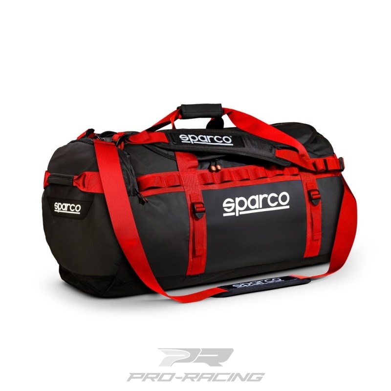Sparco Dakar Large Duffle Bag ZWART/ROOD