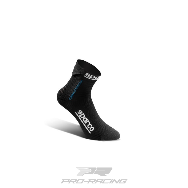 Sparco Hyperspeed sokken ZWART/BLAUW Sparco Hyperspeed sokken ZWART/BLAUW