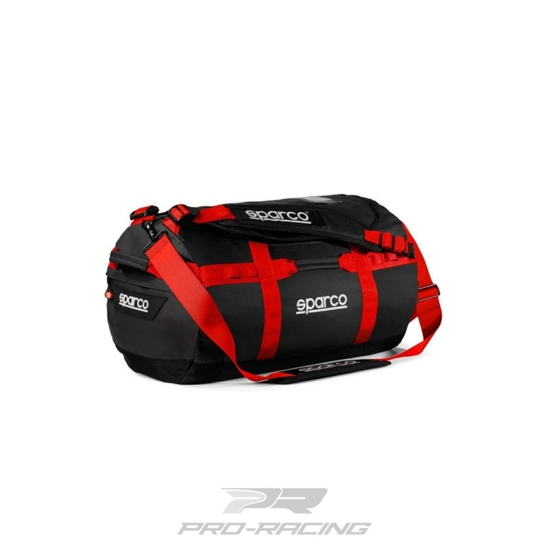 Sparco Dakar Small Duffle Bag ZWART/ROOD