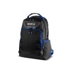 Sparco Superstage Rugtas ZWART/BLAUW