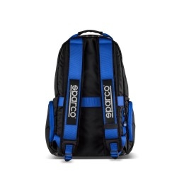 Sparco Superstage Rugtas ZWART/BLAUW