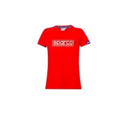 Sparco Frame T-Shirt Lady ROOD