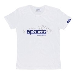 Sparco Next Generation T-shirt voor kinderen WIT