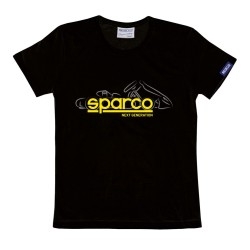Sparco Next Generation T-shirt voor kinderen ZWART