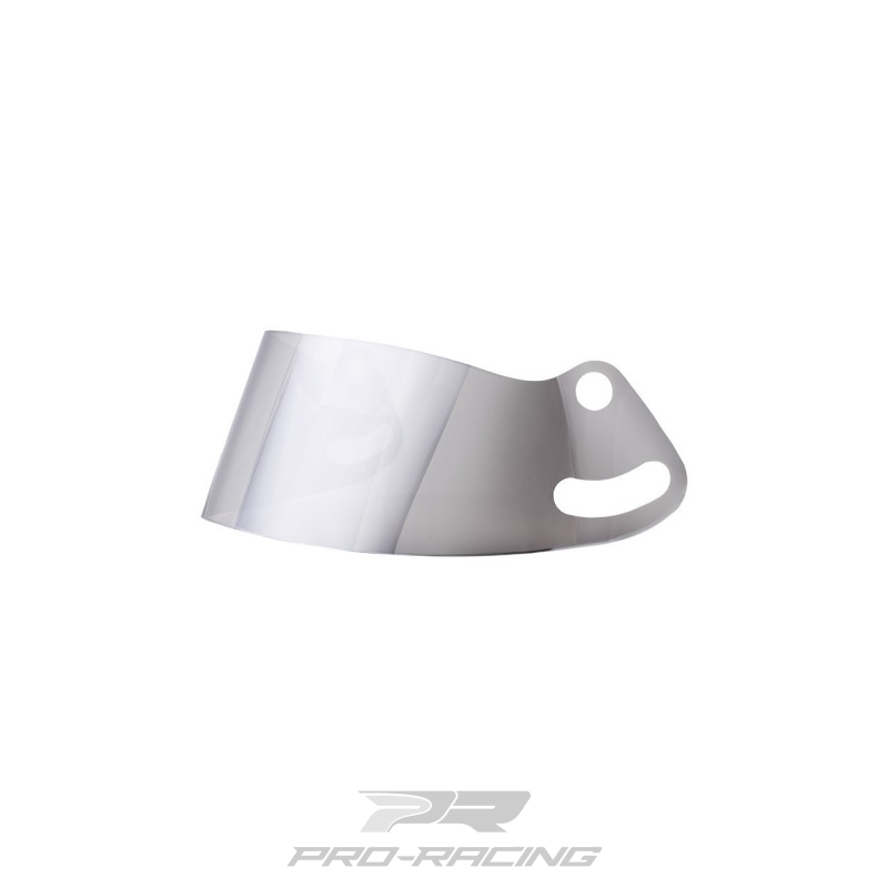 Stilo kort vizier voor open face helm SPIEGELEND ZILVER