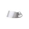 Stilo kort vizier voor open face helm SPIEGELEND ZILVER