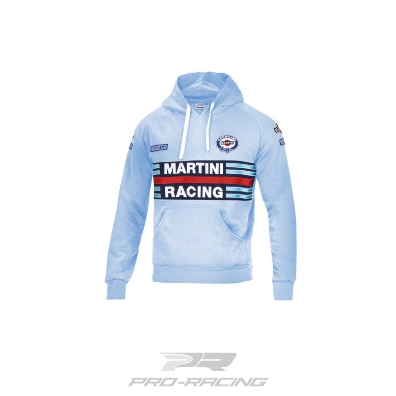 Sparco Hoodie Martini Racing LICHTBLAUW