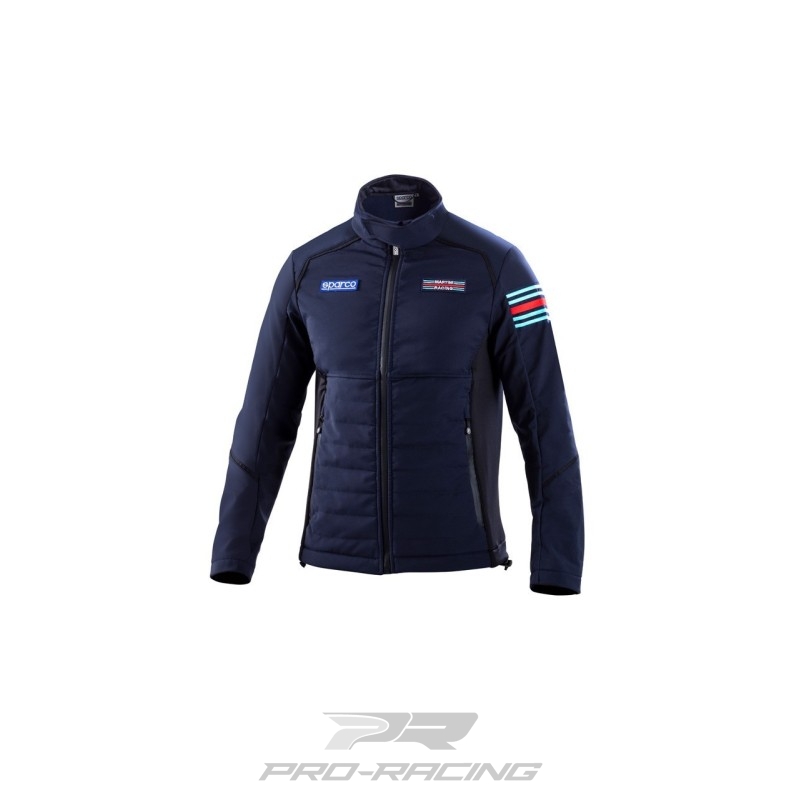 Sparco Soft Shell Martini Racing DONKERBLAUW