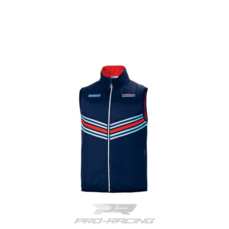 Sparco Replica Bodywarmer Martini Racing DONKERBLAUW