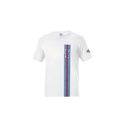 Sparco T-shirt Big Stripes Martini Racing WIT