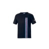 Sparco T-shirt Big Stripes Martini Racing ZWART