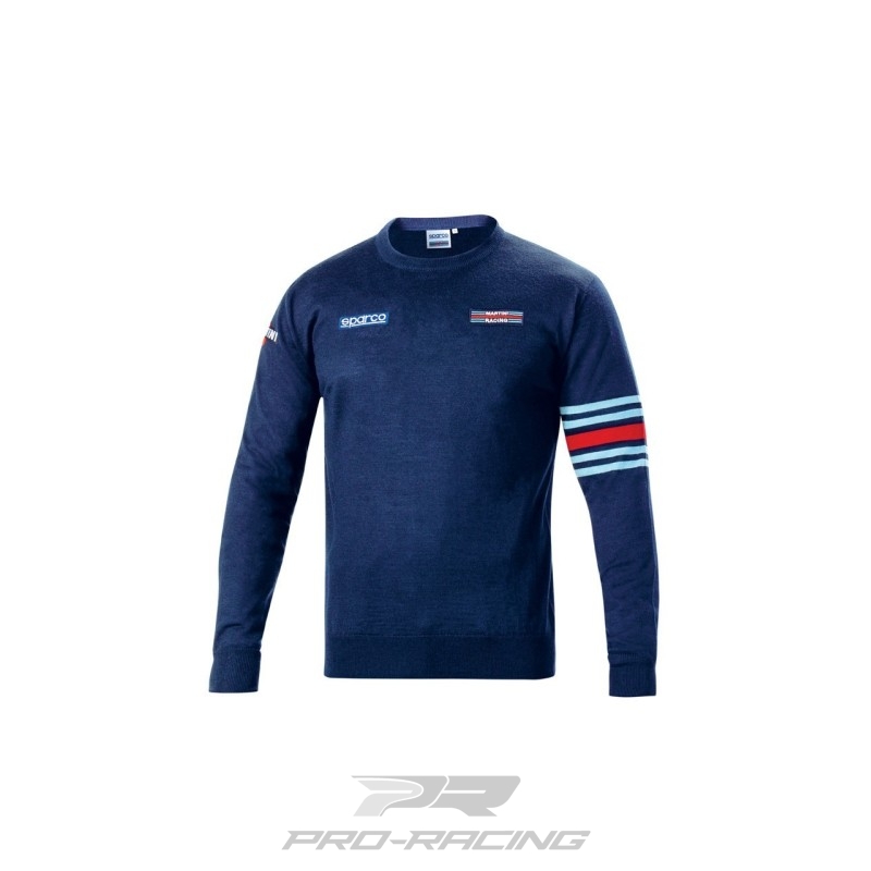 Sparco Cotton Crewneck Sweatshirt Martini Racing DONKERBLAUW