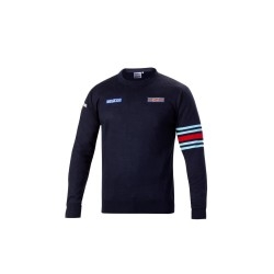 Sparco Wool Crewneck Sweatshirt Martini Racing DONKERBLAUW