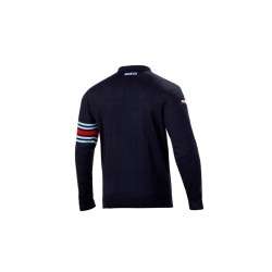 Sparco Wool Crewneck Sweatshirt Martini Racing DONKERBLAUW