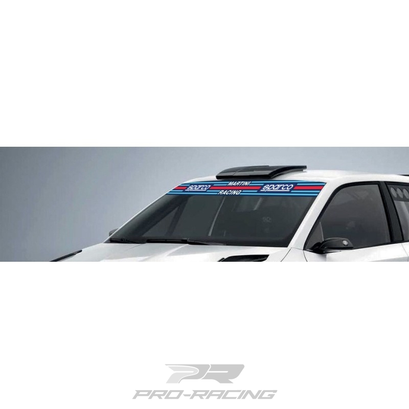 Sparco Raamsticker Martini Racing VOORKANT