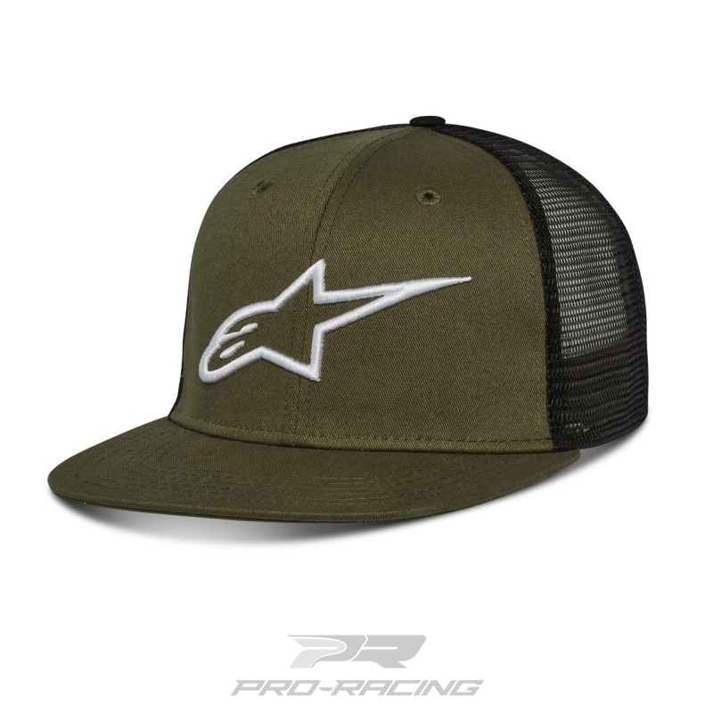 Alpinestars Corp Trucker pet DONKERGROEN/ZWART