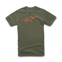 Alpinestars Classic shirt DONKERGROEN/ORANJE