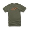 Alpinestars Classic shirt DONKERGROEN/ORANJE