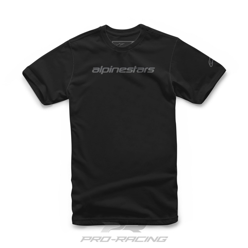 Alpinestars Linear Wordmark shirt ZWART/GRIJS