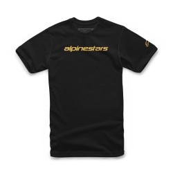 Alpinestars Linear Wordmark shirt ZWART/PERZIK