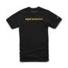 Alpinestars Linear Wordmark shirt ZWART/PERZIK