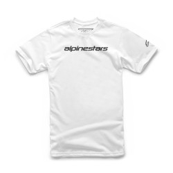 Alpinestars Linear Wordmark shirt WIT/ZWART