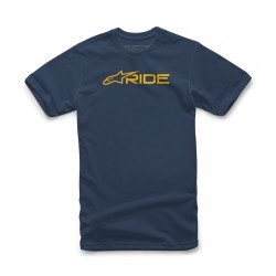 Alpinestars Ride 3.0 shirt DONKERBLAUW/GOUD
