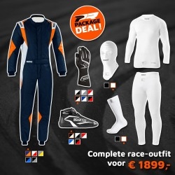 Complete Sparco race-outfit GOLD