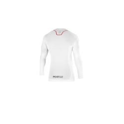 Sparco K-Carbon shirt lange mouwen WIT/ROOD