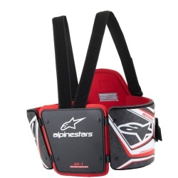 Alpinestars AK-1 FIA 8870-2018 Bodyprotector volwassenen ZWART/WIT/ROOD