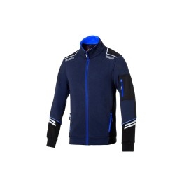 Sparco Tech Full Zip DONKERBLAUW/BLAUW