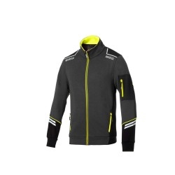 Sparco Tech Full Zip GRIJS/GEEL