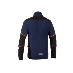 Sparco Tech Full Zip DONKERBLAUW/ORANJE