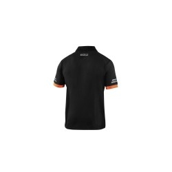 Sparco Tech Polo ZWART/ORANJE