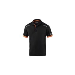 Sparco Tech Polo ZWART/ORANJE