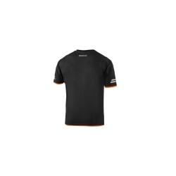 Sparco Tech T-Shirt ZWART/ORANJE