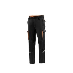 Sparco Tech Trousers ZWART/ORANJE