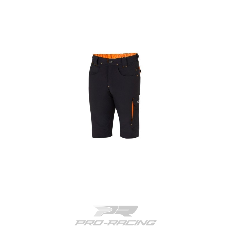 Sparco Tech Light Shorts ZWART/ORANJE