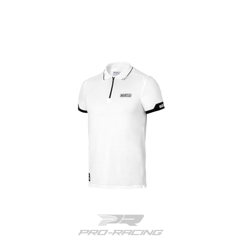 Sparco Polo Zip WIT
