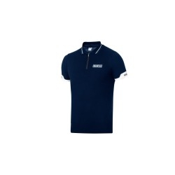 Sparco Polo Zip DONKERBLAUW
