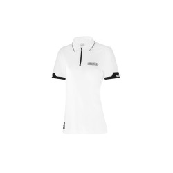 Sparco Polo Zip Lady WIT