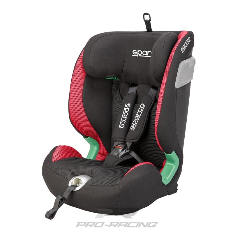 Sparco SK5000I kinderstoel ZWART/ROOD